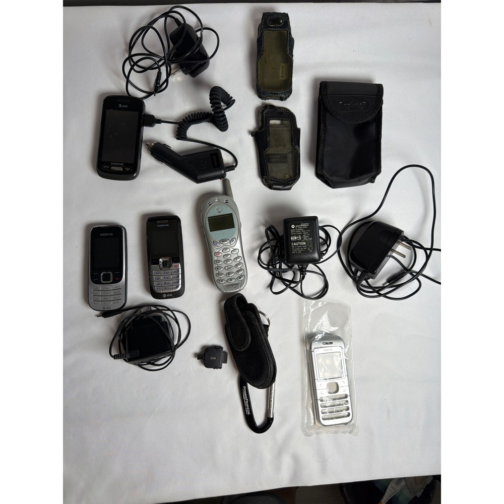 Vintage Mixed Nokia Samsung Motorola Cell Phone Lot Unisex OS Mixed Fair